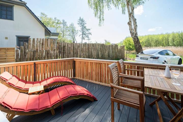 Ferienwohnung für 4 Personen, mit Balkon und Terrasse sowie Garten und Ausblick in Rostock und Umgebung - 4