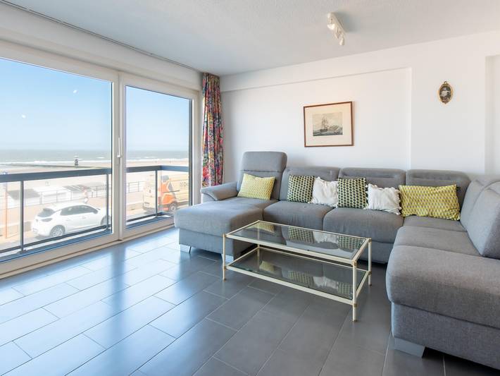 Ferienwohnung für 6 Personen, mit Terrasse und Balkon/Terrasse in Oostende