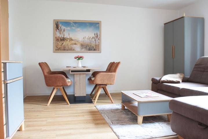 Ferienwohnung für 4 Personen, mit Garten und Ausblick, kinderfreundlich in Wangern