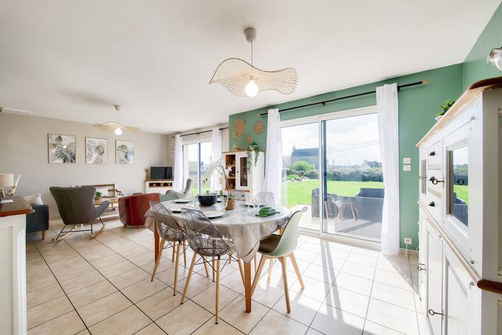 Location de vacances pour 6 personnes, avec Terrasse et Jardin dans Plage De Kervenni Plouguerneau