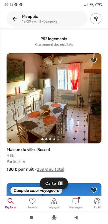 Gîte pour 6 personnes à Besset (homonymie)