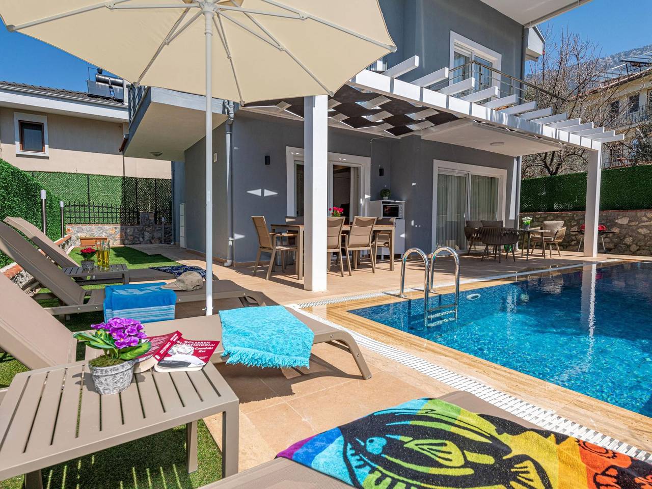 Große für Villa bis zu 9 Personen in Fethiye, Tyrkiske Ægæer