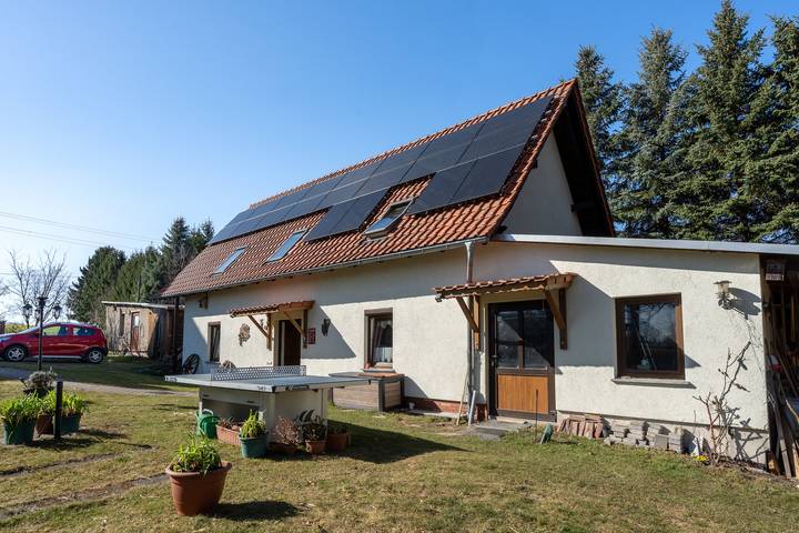 Ferienwohnung für 7 Personen, mit Garten und Ausblick