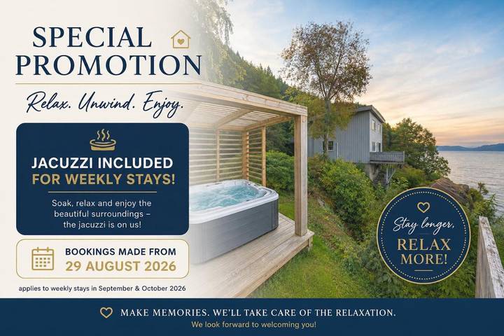 Ferienhaus für 3 Personen, mit Balkon und Terrasse sowie Whirlpool und Garten in Frøya - 2