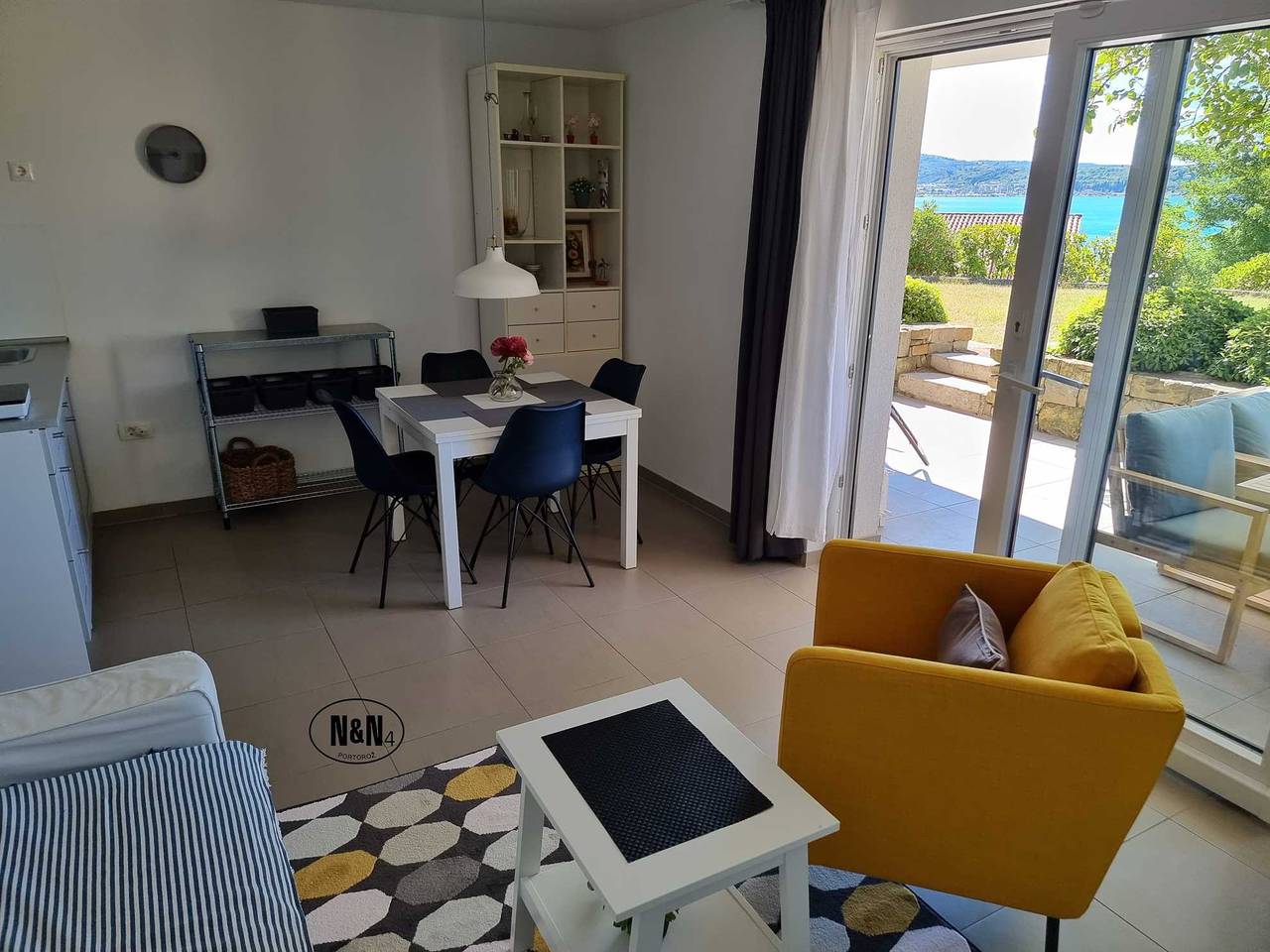Ganze Wohnung, Ferienwohnung für 2 Personen mit Meerblick in Piran, Slowenische Riviera