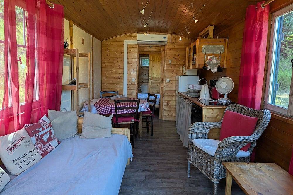 Komfortabler Zigeunerwagen im Herzen des Loiretals, ideal für Entspannung und Schlossbesichtigungen in Lion-en-Sullias, Loire-Tal