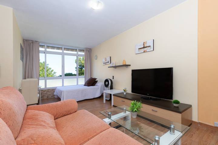 Entire studio, Studio Apartment 'Torremolinos' with Shared Pool, Shared Garden & Wi-Fi in La Colina Torremolinos, Torremolinos