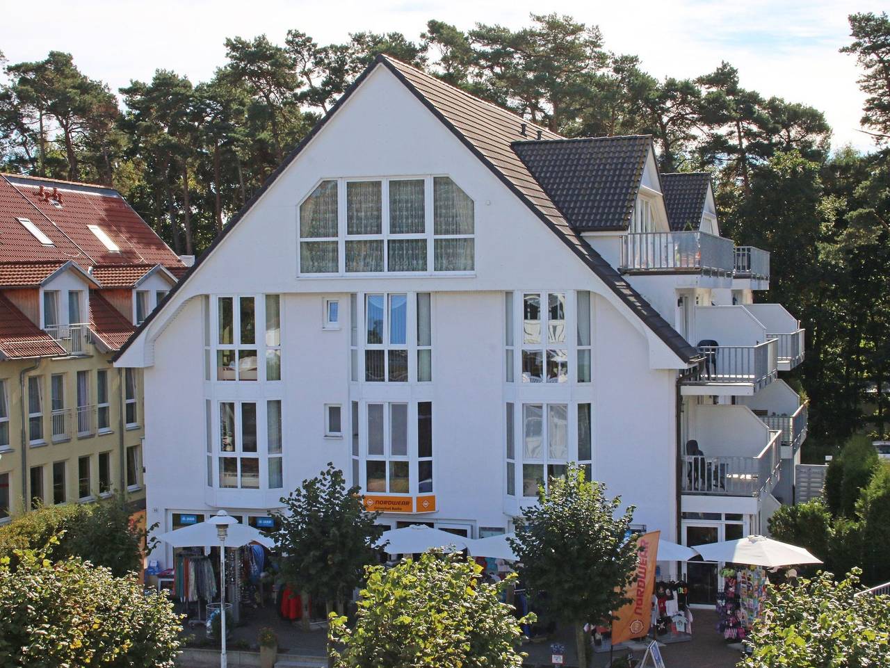 Ganze Ferienwohnung, Mr: Ferienwohnung Strandmöwe mit Balkon (Süd/Ost) - Ferienwohnung Strandmöwe mit Balkon (Süd/Ost) in Baabe, Rügen