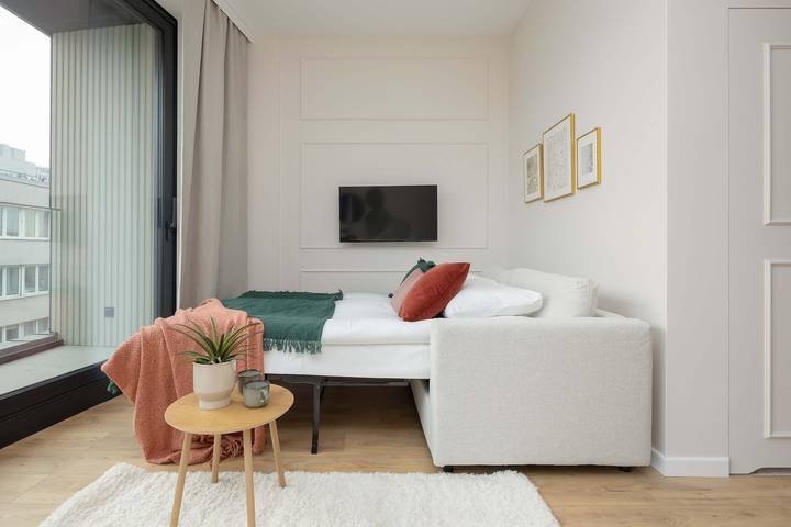 Studio für 2 Personen, mit Balkon/Terrasse