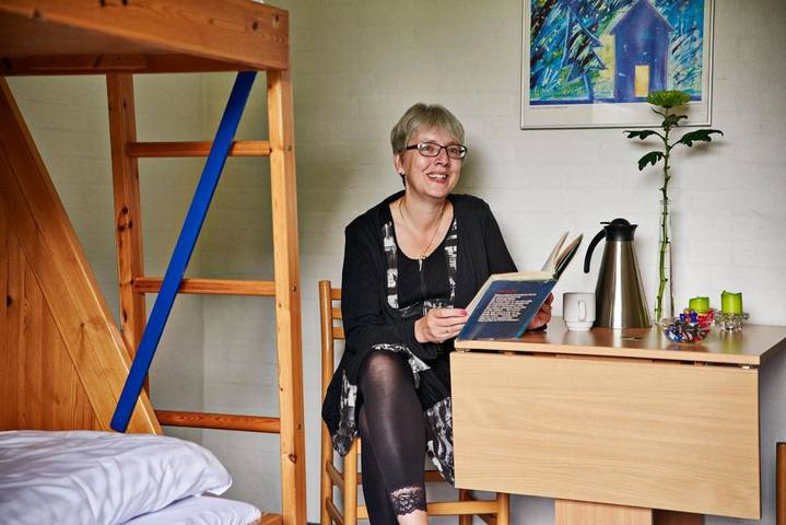 Hostel für 5 Personen, mit Terrasse und Garten in Roslev