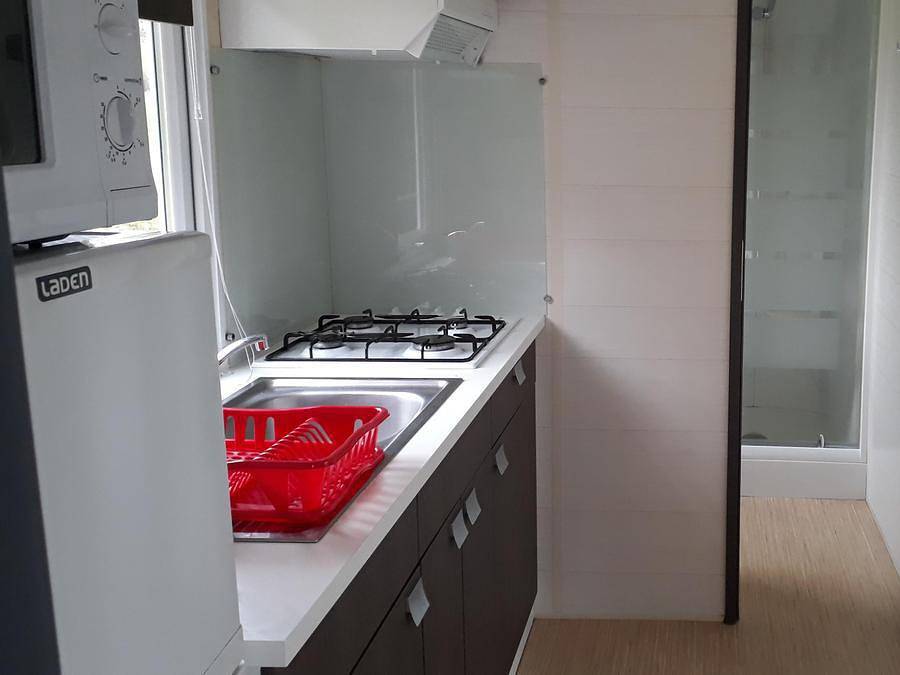 Camping Ushuaïa villages Sabot - Mobilhome 4 personnes - Ohara Type 2 in Saint-Maurice-de-Lignon, Haute-Loire