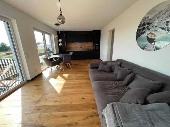 Ferienwohnung für 6 Personen, mit Balkon und Terrasse sowie Garten und Seeblick in Muldestausee - 3