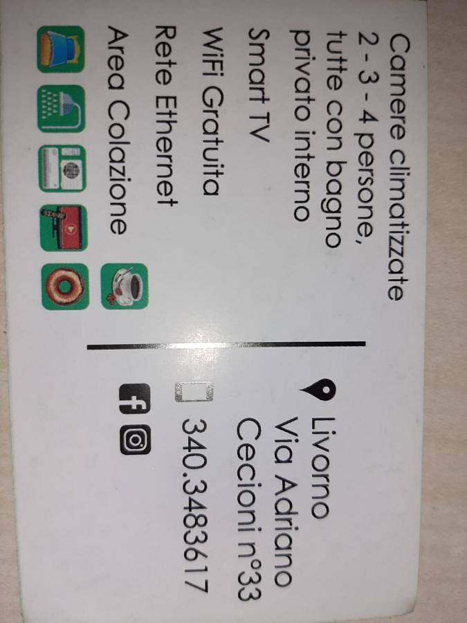 Maison d’hôte pour 4 personnes, avec terrasse et vue à Livourne - 2