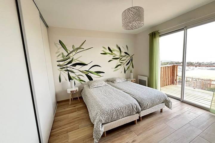 Location de vacances pour 8 personnes, avec terrasse ainsi que piscine et jardin, animaux acceptés à Fitou - 4