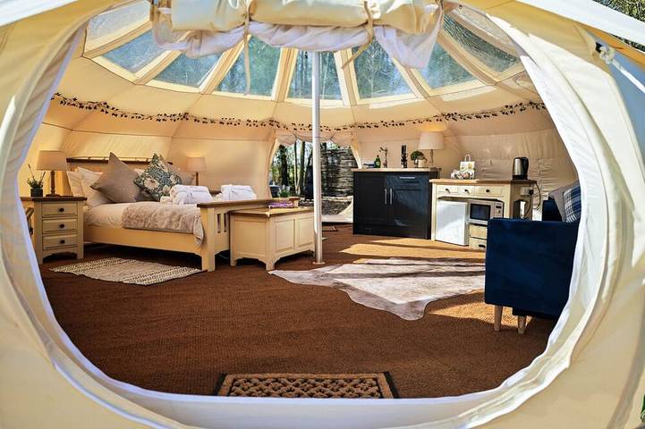 Camping for 4 people, with garden in North Norfolk