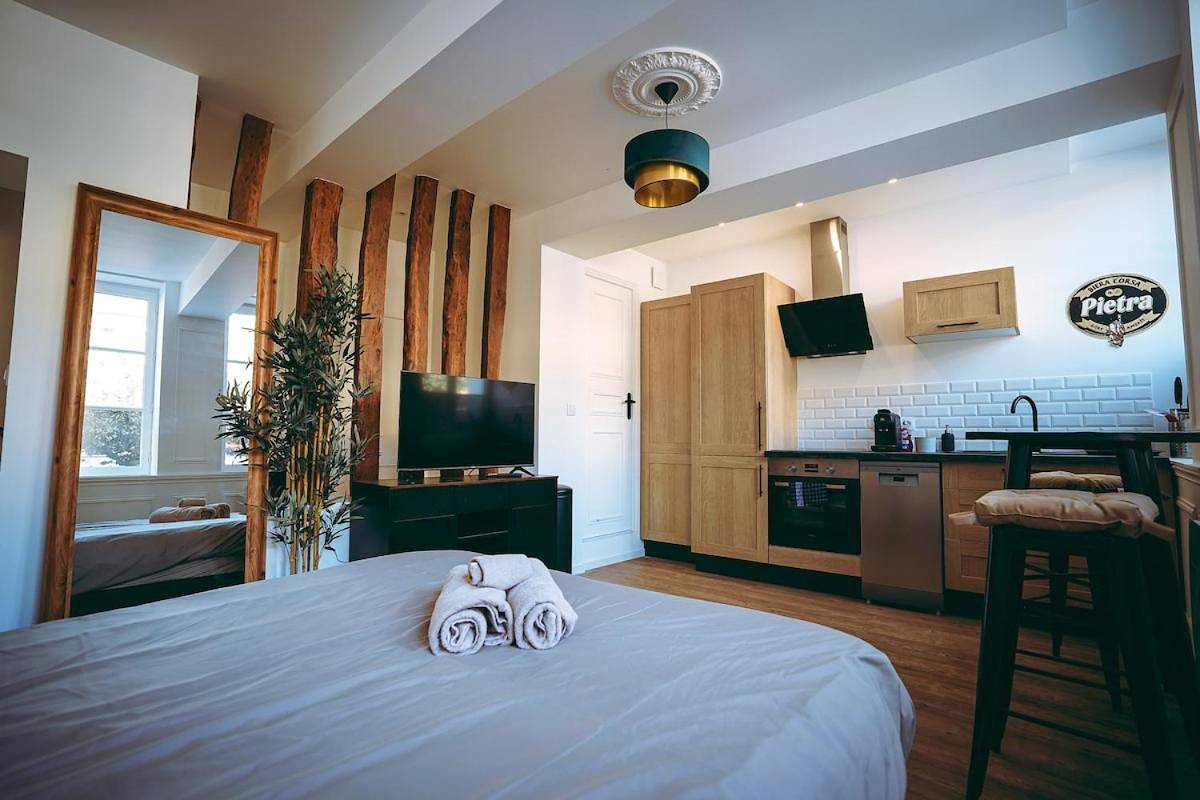 Appartement entier, Spa du palais jacuzzi sauna - Rouen centre - free parking in Rouen, Région de Rouen