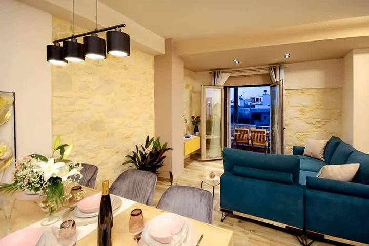 Maison de vacances pour 4 personnes avec jardin in Région d'Iraklio-Héraklion