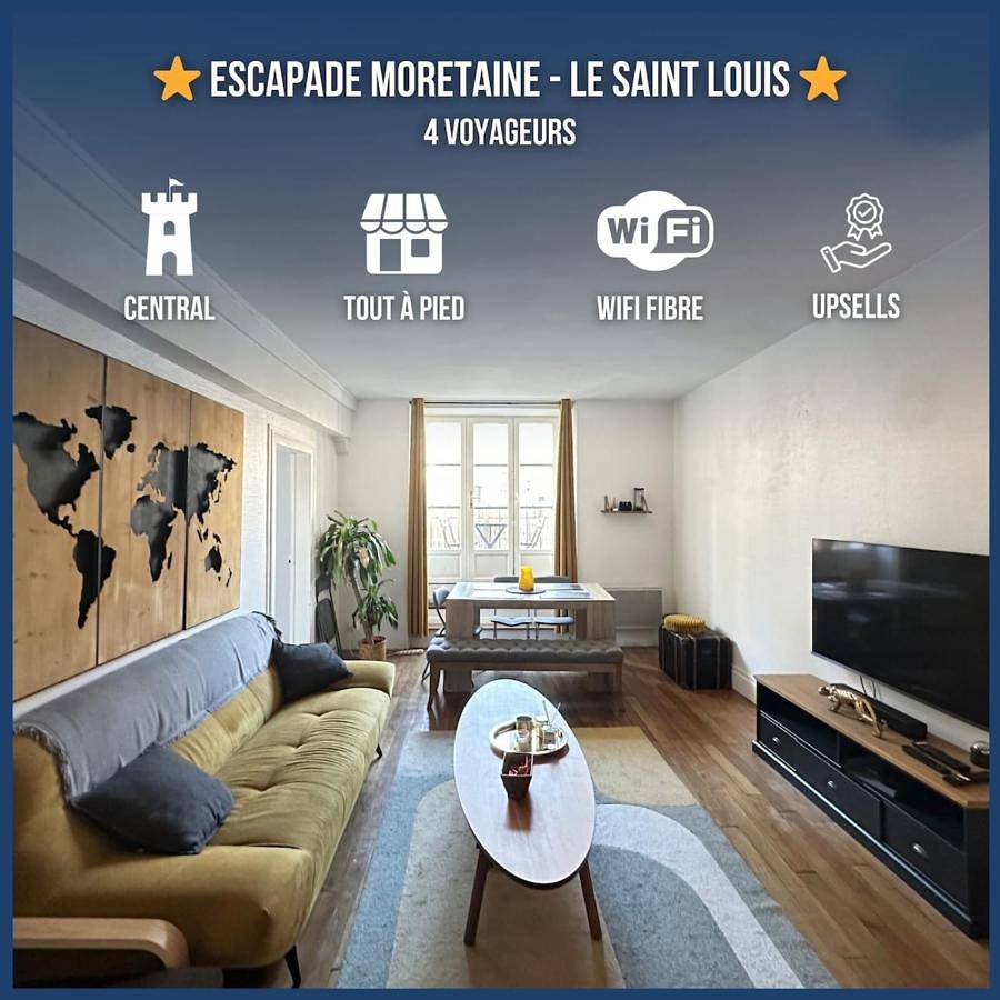 Appartement entier, Grand T3-Cœur de Fontainebleau-300 m du château in Fontainebleau, Seine-et-Marne