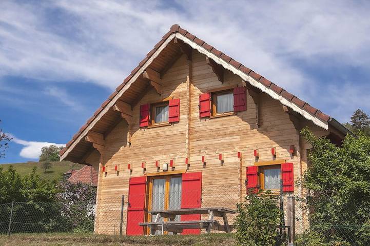 Chalet voor 4 personen, met tuin en terras in de Elzas