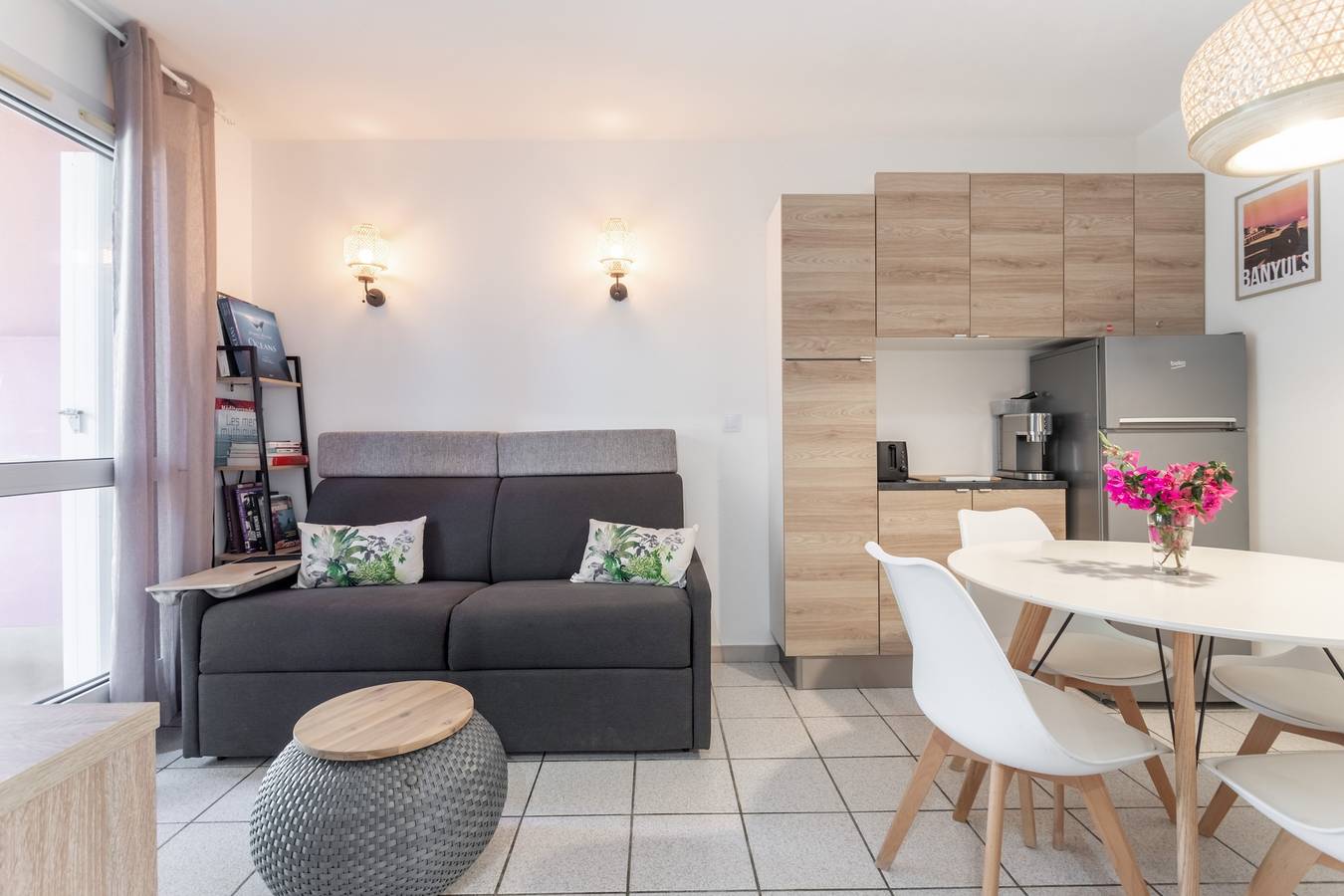 Appartement entier, Appartement 'Meu Descan' avec piscine partagée, terrasse privée et climatisation in Côte Vermeille, Cerbère