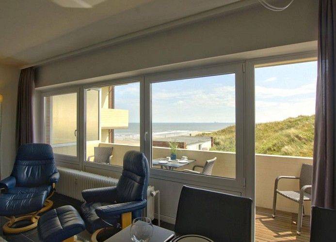 Vakantiewoning voor 4 personen, met balkon op Wangerooge