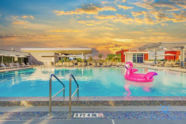 Vacation rental for 4 people, with terrace in Hollywood Beach (FL)