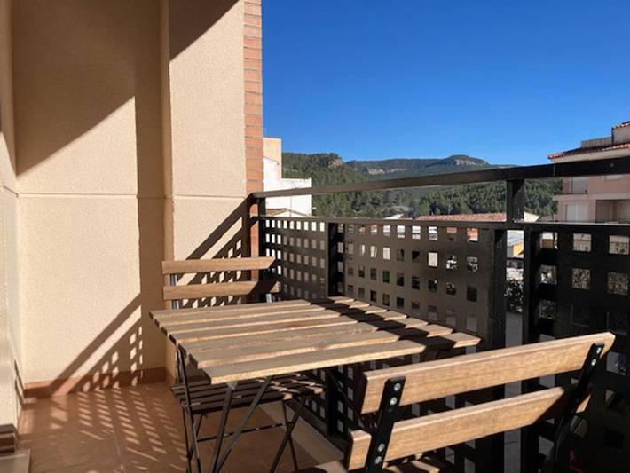 Apartamento para 6 personas, con Balcón y Vistas en Montanejos
