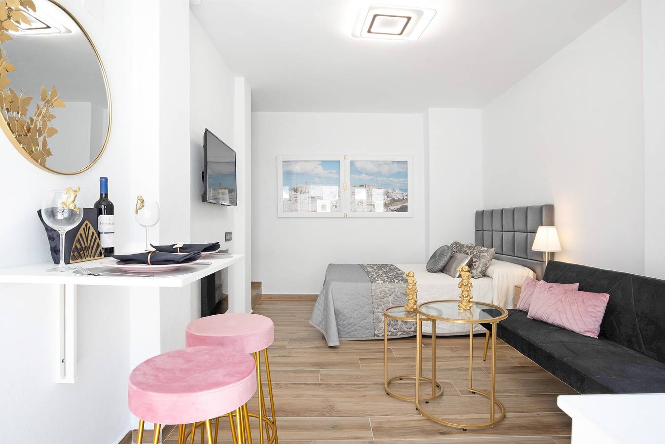 Apartamento entero, Apartamento 'Esencia Vejer' con piscina compartida, Wi-Fi y aire acondicionado in Vejer de la Frontera, Costa de la Luz