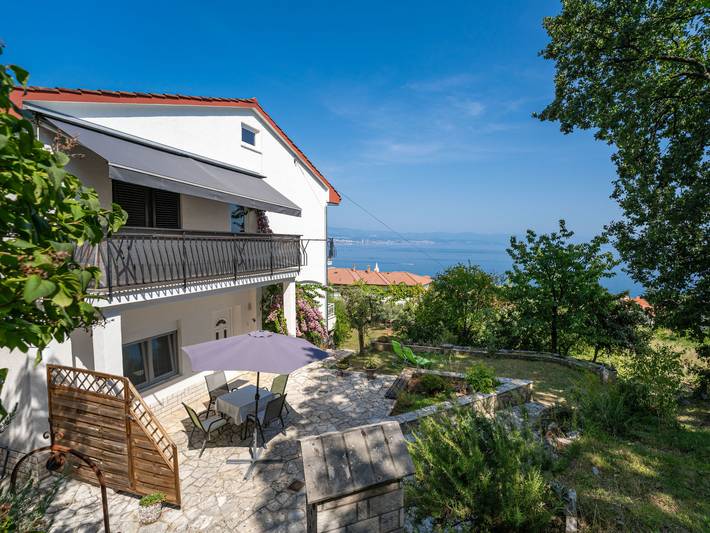 Apartament wakacyjny dla 3 osób, z Taras i Ogród w Lovran