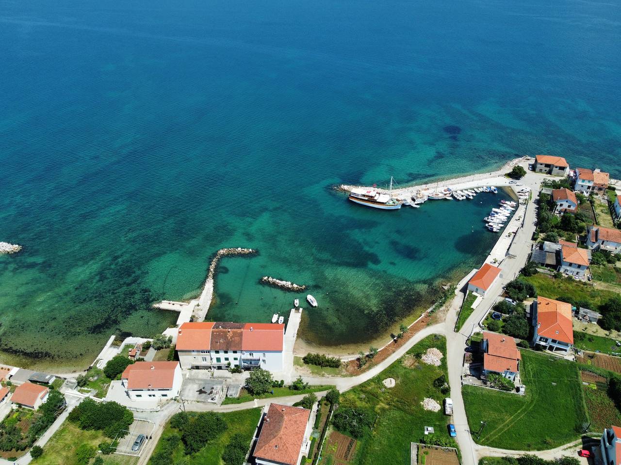 Ganze Wohnung, 1-Zimmer-Ferienwohnung am Strand Nevidane, Pasman A-323-b in Nevidane, Pasman