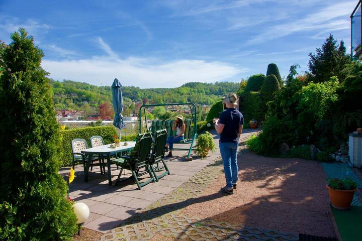 Ferienwohnung für 2 Personen, mit Balkon/Terrasse und Terrasse in Schmalkalden