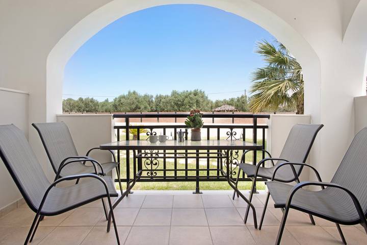 Ferienwohnung für 4 Personen, mit Balkon und Garten