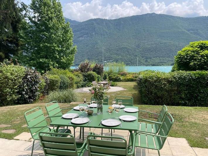 Maison de vacances pour 6 personnes, avec vue ainsi que vue sur le lac et jardin