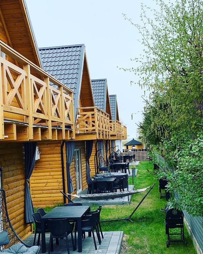 Dom dla 8 osób, z Balkon i Taras oraz Jacuzzi i Ogród w Żarnowska