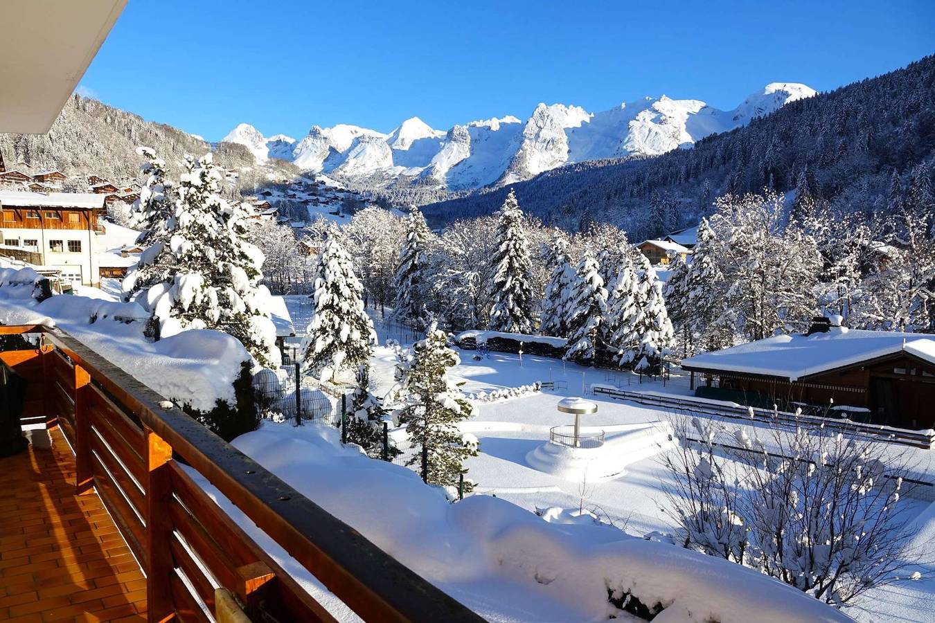 Ganze Ferienwohnung, Ferienwohnung für 4 Personen mit Balkon/Terrasse in Le Grand-Bornand, Annecy und Umgebung