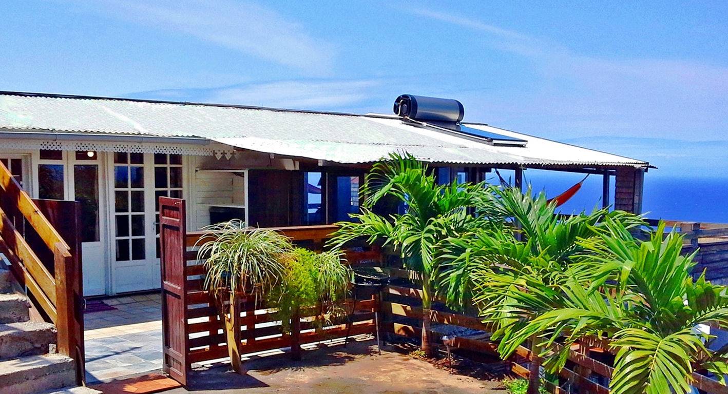 La Maison Claire : tout en récup', vue panoramique in Saint-Leu, Île de la Réunion