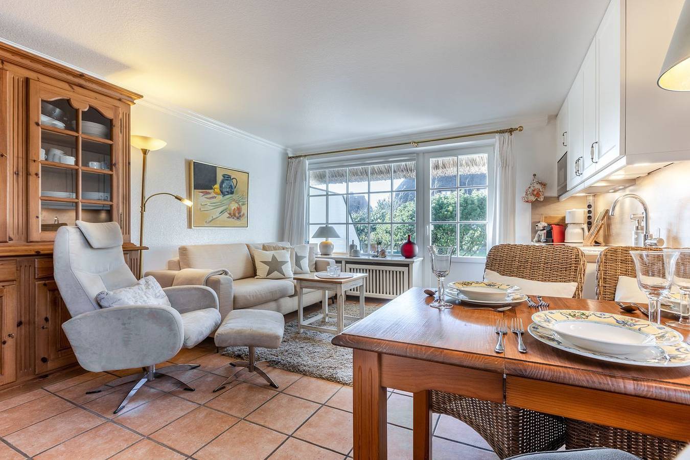 Ganze Wohnung, 2-Raum Appartement unter Reet im Herzen von Keitum in Keitum, Sylt (Gemeinde)