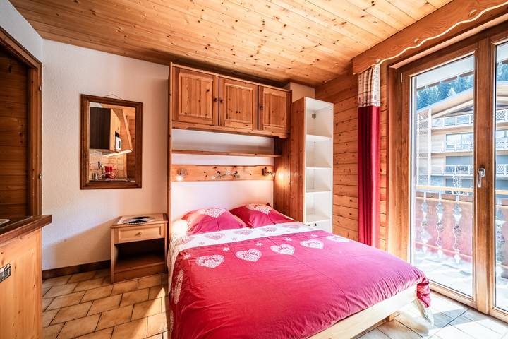 Appart’hôtel pour 2 personnes, avec balcon et sauna à Chatel