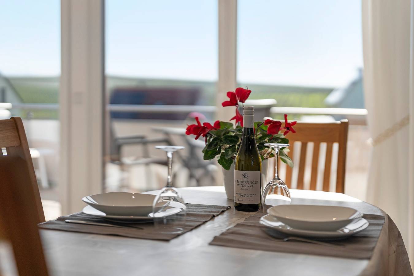 Ganze Wohnung, Ferienwohnung 'Feriendomizil Bergamini' mit Gemeinschaftsgarten, Balkon und Wlan in Bischoffingen, Vogtsburg im Kaiserstuhl