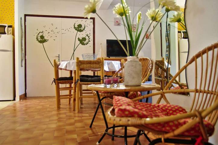 Appartement de vacances pour 4 personnes, avec Jardin