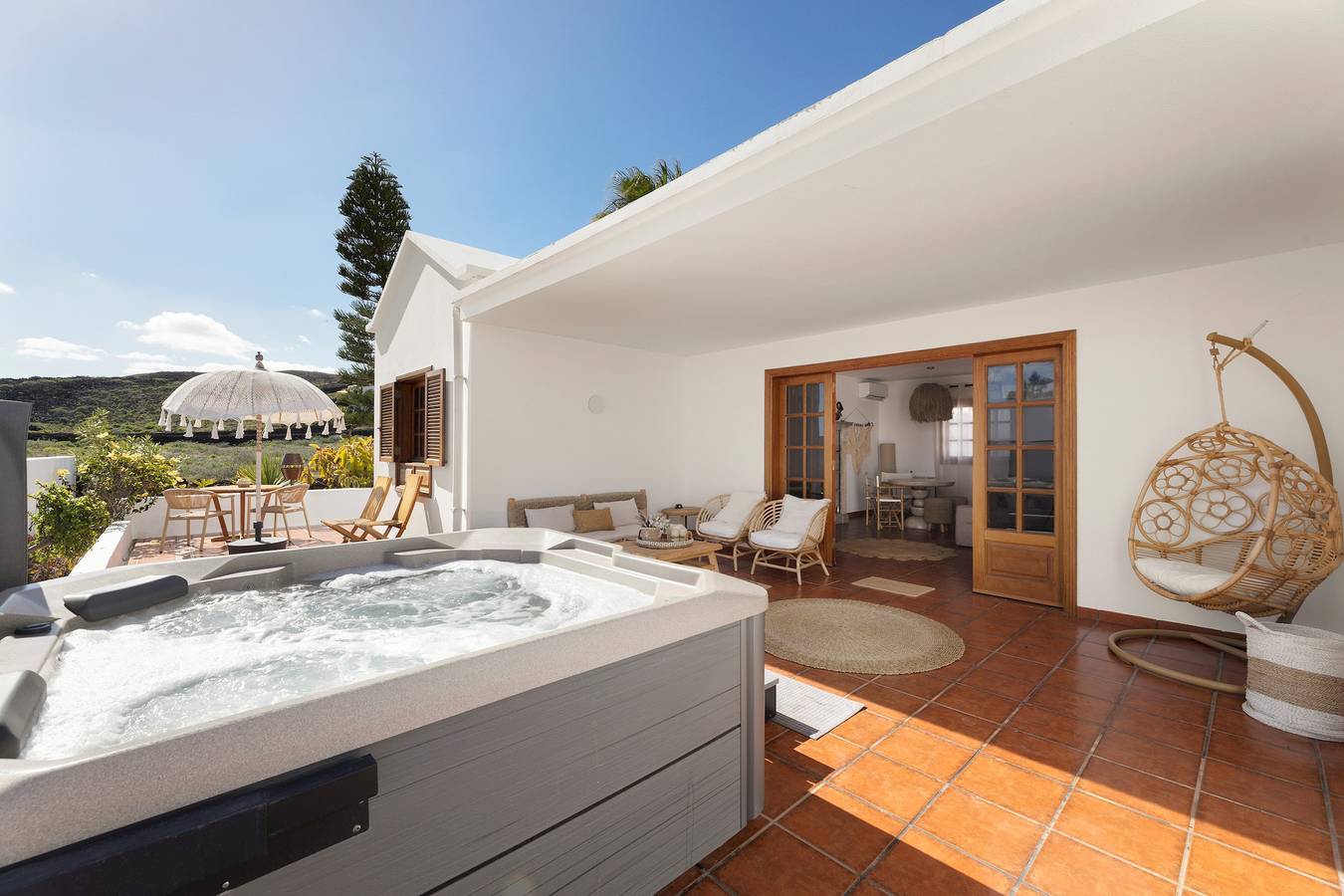 Villa pour 4 personnes avec terrasse in Charco del Palo, Haría