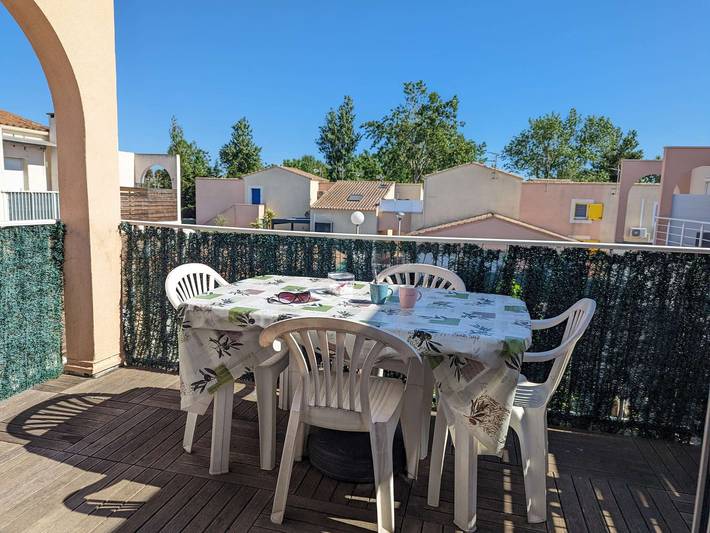 Appartement de vacances pour 4 personnes, avec terrasse à Marseillan