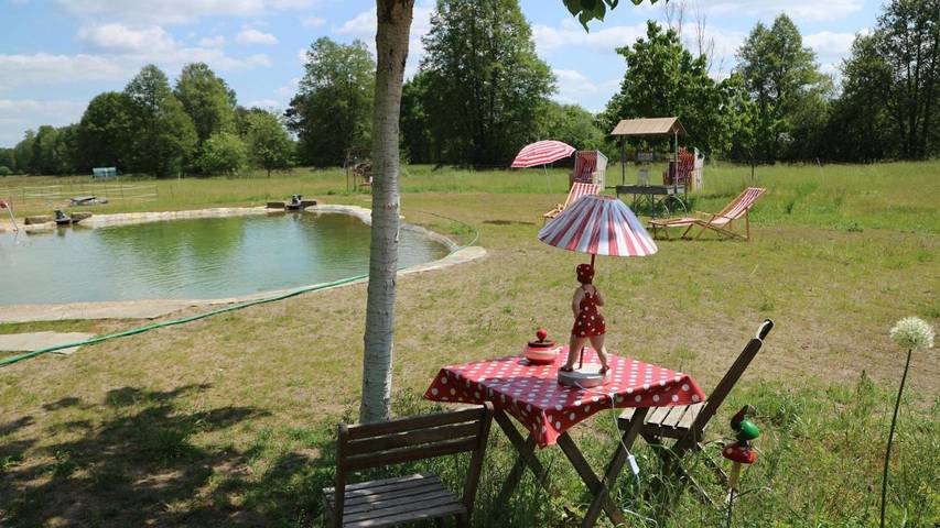 Gästehaus für 2 Personen, mit Terrasse und Garten sowie Sauna in Burg (Spreewald)
