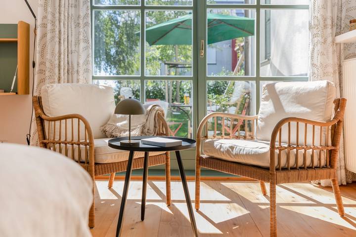 Ferienwohnung für 2 Personen, mit Garten am Starnberger See