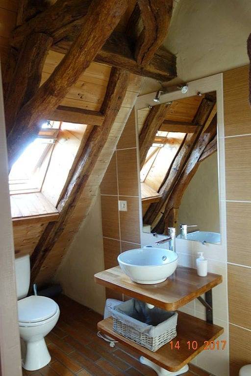 Chambre et table d'hôte avec spa à la Ferme de la Croix - Chambre Mansardée pour 2 ou pour 4 (climatisée)) in Saint-Avit-Sénieur, Périgord Pourpre