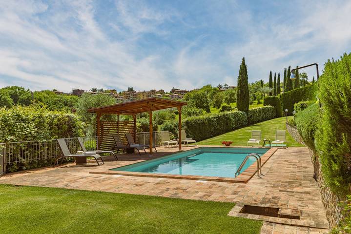 Chalet para 9 personas con balcón in Città della Pieve, Provincia de Perugia