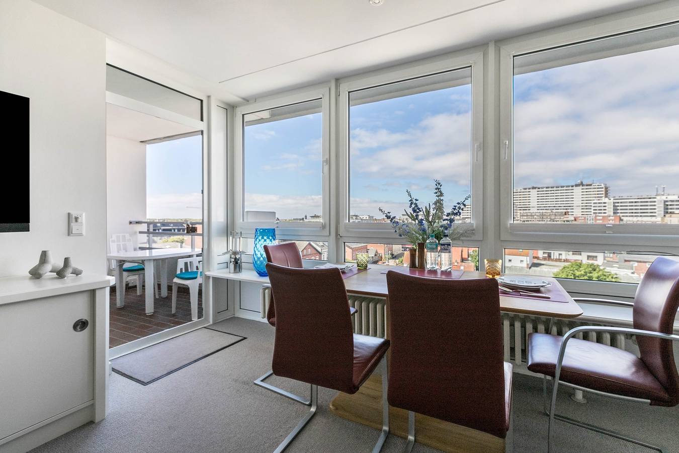 Ganze Wohnung, Apartment 'Sparkassenhaus' mit Meerblick, privater Terrasse und Wlan in Westerland, Sylt (Gemeinde)