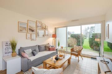 Gîte pour 4 personnes, avec terrasse dans Plage de Pen-Guen