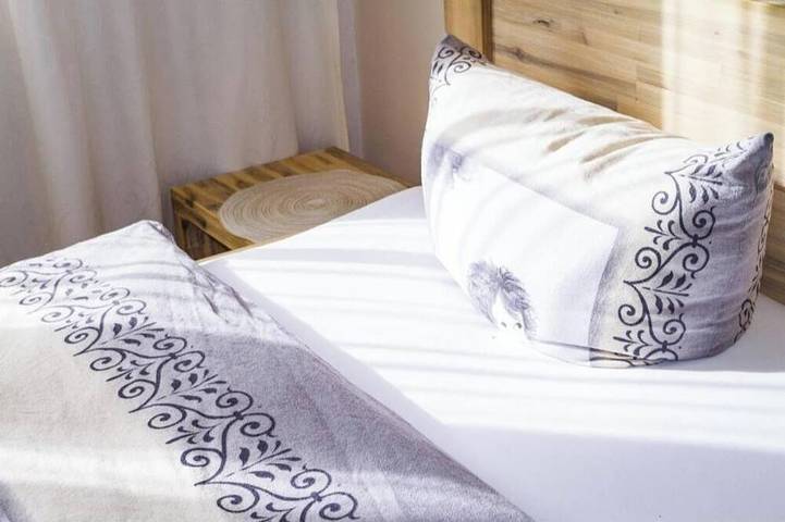 Hütte für 6 Personen, mit Balkon und Garten sowie Sauna in Au - 3