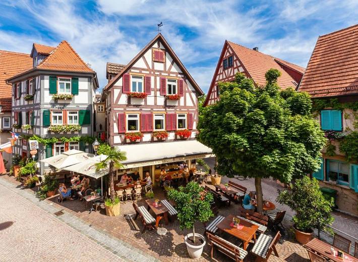 Hotel für 2 Personen, mit Terrasse in Besigheim
